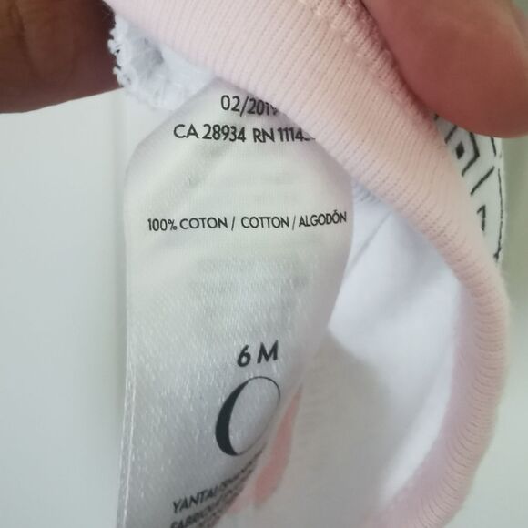 3/$15 Petit Lem short sleeve onesie 6 m - Picture 4 of 5